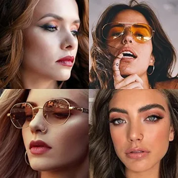 Stylish FIBO STEEL 5PCS Nose Hoop Set in Multiple Colors