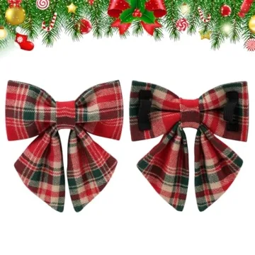 UP URARA PUP Christmas Plaid Dog Collar for All Dogs