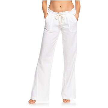 Roxy womens Oceanside Pants, Sea Salt, Large US
