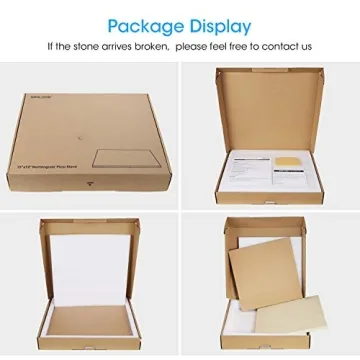 Unicook Heavy Duty Cordierite Pizza Stone for Perfect Pizza