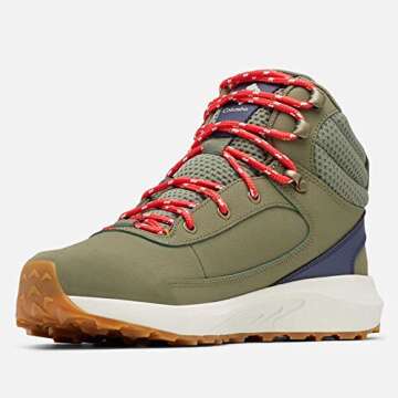 Columbia Women's Trailstorm Peak Mid Hiking Shoe, Stone Green/Nocturnal, 9