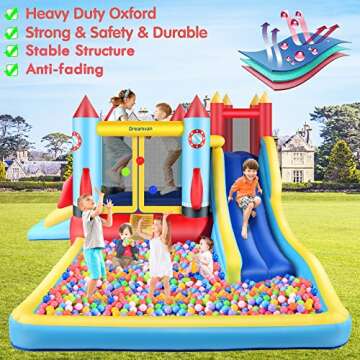 Inflatable Bounce House for Endless Summer Fun for Kids