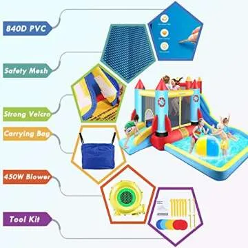 Inflatable Bounce House for Endless Summer Fun for Kids