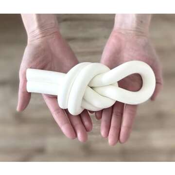 Rool Clay Knot, Coffee Table Decor, Neutral Home Decor Shelf Decor, Modern Farmhouse Living Room Dec...