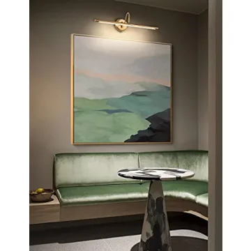 JOOSENLUX Elegant Picture Light Brass Finish 3000K