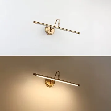 JOOSENLUX Elegant Picture Light Brass Finish 3000K