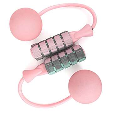 generic Jump Rope, Training Ropeless Skipping Rope for Fitness, Adjustable Weighted Cordless Jump Rope for Men Women Kids 1 pack Pink