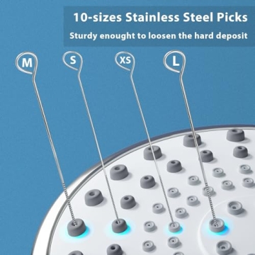 Lumkew 20-Piece Shower Head Cleaner Set for a Fresh Shower