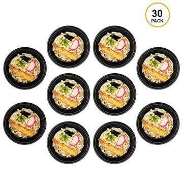 Freshware Meal Prep Bowl Containers [30 Pack] Plastic Bowls with Lids for Soup and Salad, Food Stora...