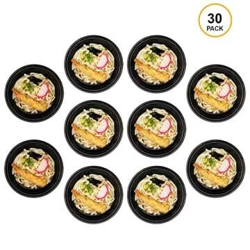Freshware Meal Prep Bowl Containers [30 Pack] Plastic Bowls with Lids for Soup and Salad, Food Stora...