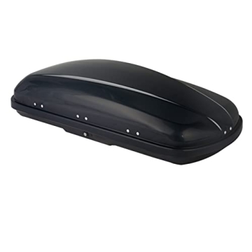 TUFFIOM 13.4 cu.ft. Rooftop Cargo Box with Dual-Side Opening for SUV, Car, and Van