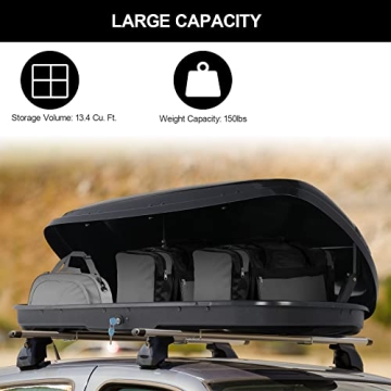 Tuffiom Rooftop Cargo Box for Easy Travel Storage