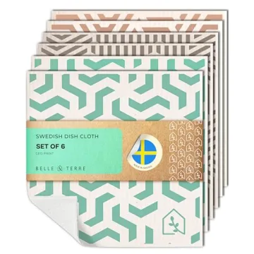 Eco-Friendly Swedish Dish Cloths - Reusable and Highly Absorbent Cleaning Solution