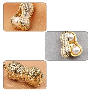 USHOBE Personalized Peanut Necklace Charm for Women