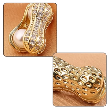 USHOBE Personalized Peanut Necklace Charm for Women