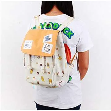 Stylish MONMOB Neko Atsume Cat Backpack for All Ages