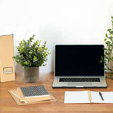 Zcaukya Artificial Eucalyptus & Rosemary Plants Set of 3