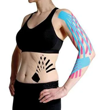 Kinesio Classic Edema Strips 12 Pack for Muscle Relief