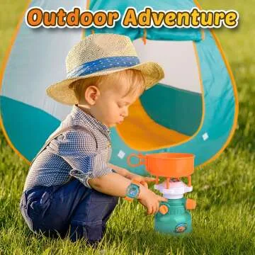 Kids Camping Gear Set - FUN LITTLE TOYS Pop Up Tent