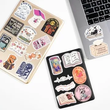 Unique Holographic Book Stickers Set for Gifts