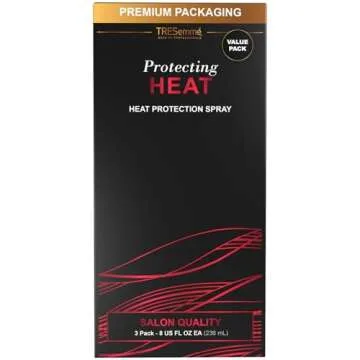 TRESemmé Heat Protection Spray for Hair, 3-Pack – Vitamin-Enriched Anti-Frizz Hair Products, 8 Oz...