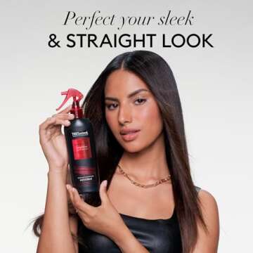 TRESemmé Heat Protection Spray for Hair, 3-Pack – Vitamin-Enriched Anti-Frizz Hair Products, 8 Oz Ea