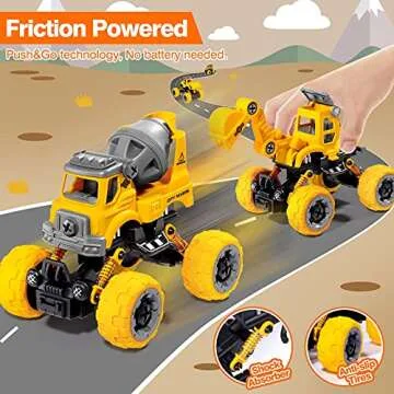 LUDILO 4PCS Take Apart Toys for Creative Kids Fun