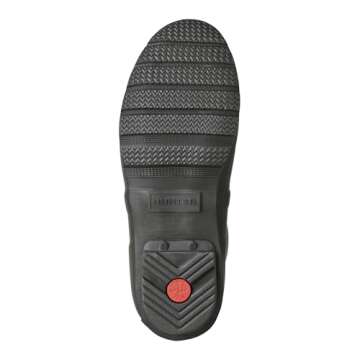 Hunter Women's Original Tall Back Adjustable Rain Boot, Black, 7
