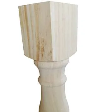 Quality 12.5" Traditional Bench Legs Set for Crafting