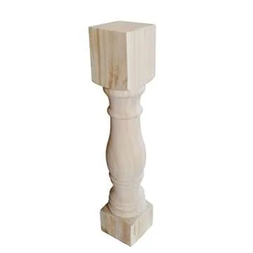 Quality 12.5" Traditional Bench Legs Set for Crafting