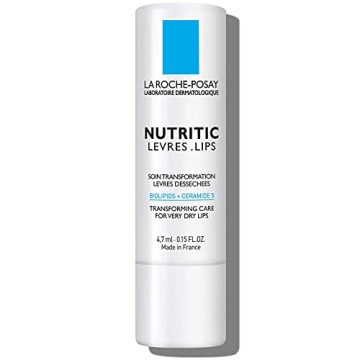 La Roche-Posay Nutritic Lip Balm for Very Dry Lips, Soothes and Repairs Chapped Lips with Shea Butte...