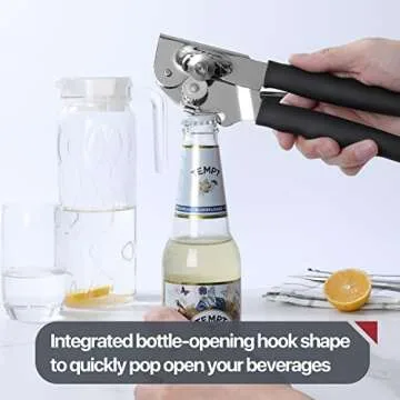 UHIYEE Heavy Duty Can Opener for Effortless Cooking