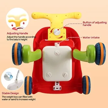 CUTE STONE Sit-to-Stand Walker for Infants and Toddlers