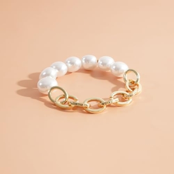 LALAPPLE Gold Plated Bamboo Tube Bracelet for Women