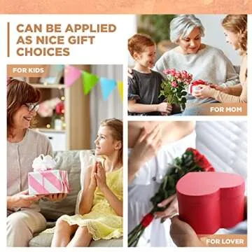 Nuenen 40 Pcs 0.8 Inch Heart Stone Bulk Mother's Day Gifts Heart Shaped Rock Worry Stone Tiny Trinkets Healing Crystal Gemstone Love Carved Rock Mom Women