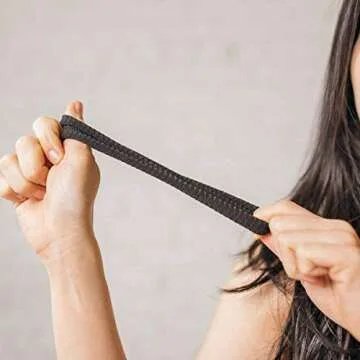 Burlybands Seamless Hair Ties for Thick Hair - 3 Pcs