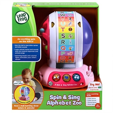Spin and Sing Alphabet Zoo Toy for Toddler Learning