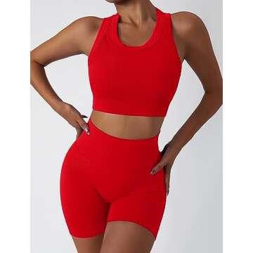 ABOCIW Women's Summer Workout Sets - Stylish Activewear