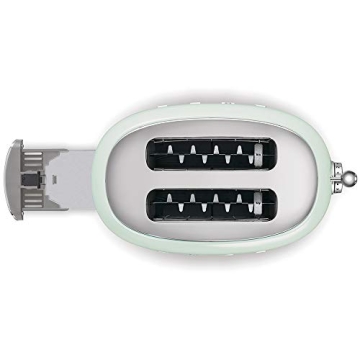 SMEG Pastel Green Toaster with Defrost and 6 Presets