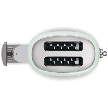 SMEG Pastel Green Toaster with Defrost and 6 Presets