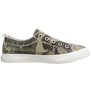 Blowfish Women's Play Slip On Sneaker Natural Camo