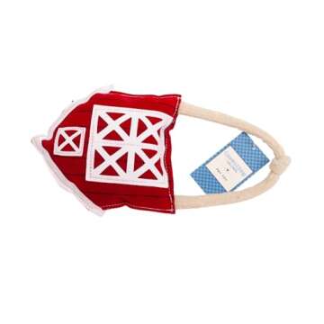 Country Living Vegan Leather Dog Chew Toy – Durable, Safe for All Dog Sizes, Ideal for Active Play...