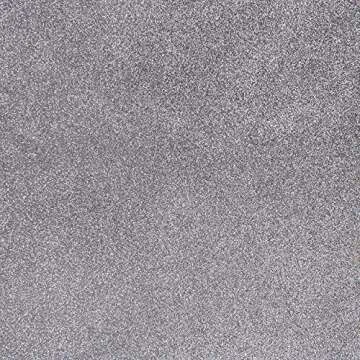 Silver Glitter Cardstock - 10 Sheets Premium Glitter Paper - Sized 12" x 12" - Perfect for Scrapbooking, Crafts, Decorations, Weddings