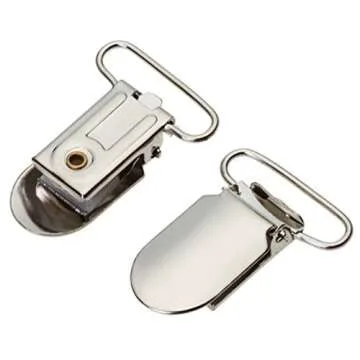 Yueton 30pcs Metal Pacifier and Bib Clips for Crafters