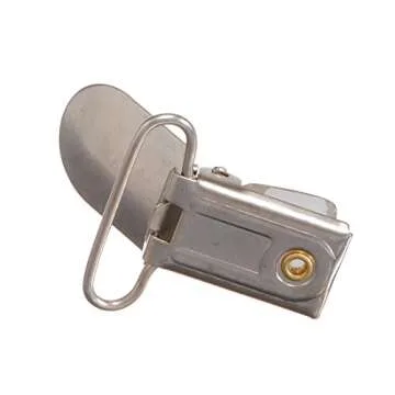 Yueton 30pcs Metal Pacifier and Bib Clips for Crafters