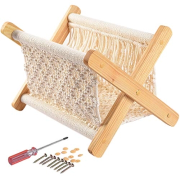 Macrame Boho Magazine Holder for Stylish Home Storage