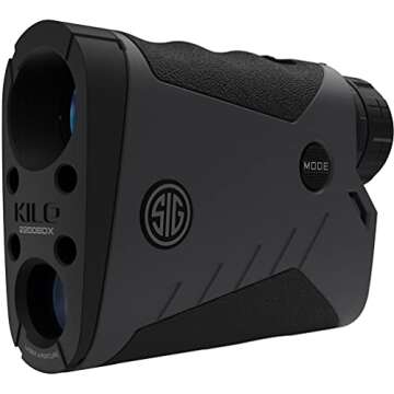 Sig Sauer Kilo 2200 BDX Laser Rangefinder 7x25 mm (3,400 Yards) - for Shooting, Hunting, and Golf - Pairs with Either BDX Rifle Scope and Smartphone App via Bluetooth