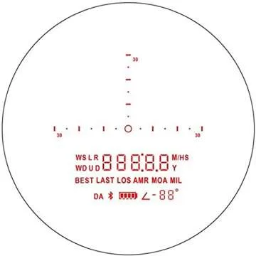 Sig Sauer Kilo 2200 BDX Laser Rangefinder 7x25 mm (3,400 Yards) - for Shooting, Hunting, and Golf - Pairs with Either BDX Rifle Scope and Smartphone App via Bluetooth