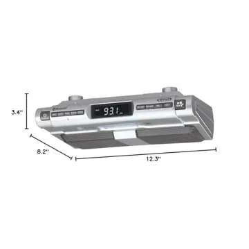 JENSEN SMPS-628 Bluetooth Music System for Kitchen