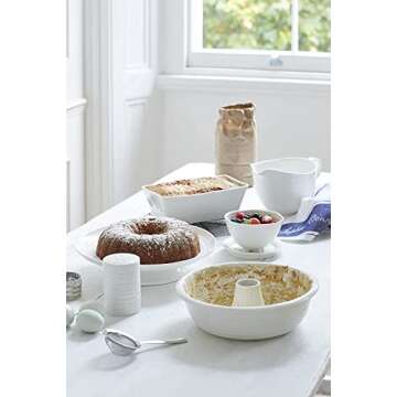 Portmeirion Sophie Conran White Berry Bowl and Stand | 5.5 Inch Fruit Bowl for Berries, Dessert, or ...